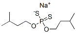 sodium O,O'-diisopentyl dithiophosphate Structure