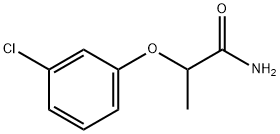 2-(3-chlorophenoxy)propionamide  구조식 이미지