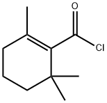 1-시클로헥센-1-카르보닐클로라이드,2,6,6-트리메틸-(9CI) 구조식 이미지