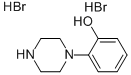 1-(2-HYDROXYPHENYL)PIPERAZINE DIHYDROBROMIDE 구조식 이미지