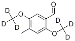 2,5-Di(Methoxy-d3)-4-Methylbenzaldehyde 구조식 이미지