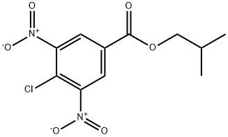 4-CHLORO-3,5-DINITRO-BENZOIC ACID ISOBUTYL ESTER 구조식 이미지