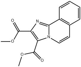 이미다조[2,1-a]이소퀴놀린-2,3-디카르복실산디메틸에스테르 구조식 이미지