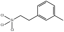 trichloro[2-(3-methylphenyl)ethyl]silane  Structure