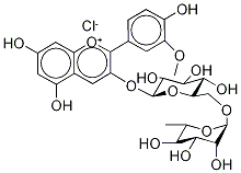 Delphinidin 3-O-Rutinoside Structure
