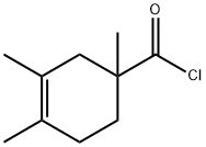 3-Cyclohexene-1-carbonyl chloride, 1,3,4-trimethyl- (9CI) Structure