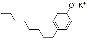 potassium p-octylphenolate Structure