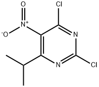 2,6-Dichloro-4-isopropyl-5-nitropyrimidine Structure