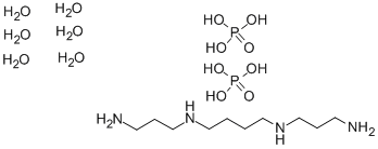 Spermine Phosphate Hexahydrate Structure