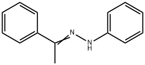 1-Phenylethanone phenylhydrazone 구조식 이미지