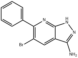 5-Bromo-6-phenyl-1H-pyrazolo[3,4-b]pyridin-3-amine Structure