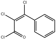 (Z)-2,3-디클로로-3-페닐프로페노일클로라이드 구조식 이미지