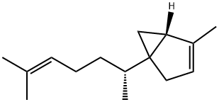 5-(1,5-Dimethyl-4-hexenyl)-2-methylbicyclo[3.1.0]hex-2-ene Structure