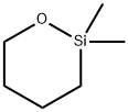 1,1-DIMETHYL-1-SILA-2-OXACYCLOHEXANE 구조식 이미지