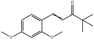 1-(2,4-Dimethoxyphenyl)-4,4-dimethyl-1-penten-3-one Structure