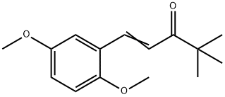 1-(2,5-Dimethoxyphenyl)-4,4-dimethyl-1-penten-3-one Structure