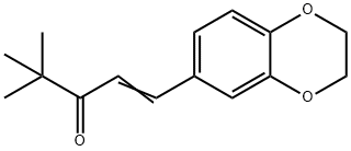 1-(2,3-Dihydro-1,4-benzodioxin-6-yl)-4,4-dimethyl-1-penten-3-one Structure