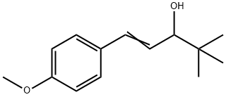 1-(4-Methoxyphenyl)-4,4-dimethyl-1-penten-3-ol 구조식 이미지