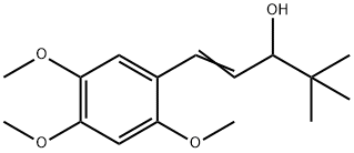 1-(2,4,5-Trimethoxyphenyl)-4,4-dimethyl-1-penten-3-ol Structure