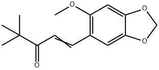 1-(4,5-Methylenedioxy-2-methoxyphenyl)-4,4-dimethyl-1-penten-3-one Structure