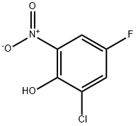 2-chloro-4-fluoro-6-nitrophenol Structure