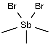 TRIMETHYLANTIMONY(V) BROMIDE  98 Structure