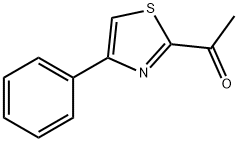 1-(4-페닐-1,3-티아졸-2-일)에타논 구조식 이미지