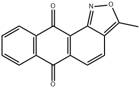 3-methylanthra[1,2-c]isoxazole-6,11-dione Structure