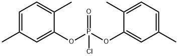 Chloridophosphoric acid bis(2,5-dimethylphenyl) ester Structure