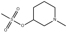 1-METHYLPIPERIDIN-3-YL METHANESULFONATE Structure