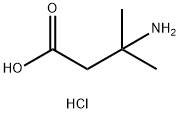 3-aMino-3-Methylbutanoic acid hydrochloride Structure