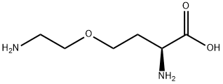 Homoserine,  O-(2-aminoethyl)- Structure