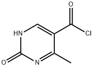 5-Pyrimidinecarbonyl chloride, 1,2-dihydro-4-methyl-2-oxo- (9CI) Structure