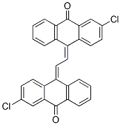 10,10'-(1,2-ethanediylidene)bis[2-chloroanthracen-9(10H)-one] Structure