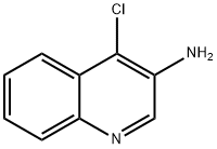 3-Amino-4-chloroquinoline 구조식 이미지