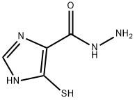 1H-이미다졸-4-카르복실산,5-메르캅토-,히드라지드(9CI) 구조식 이미지