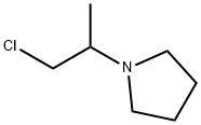 1-(2-chloro-1-methylethyl)pyrrolidine(SALTDATA: 1.1HCl 0.05H2O) 구조식 이미지