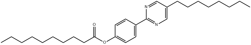 4-(5-OCTYL-2-PYRIMIDINYL)PHENYL DECANOATE Structure