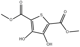 3,4-Dihydroxy-thiophene-2,5-dicarboxylic acid dimethyl ester 구조식 이미지