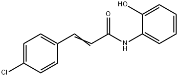 3-(4-CHLOROPHENYL)-N-(2-HYDROXYPHENYL)ACRYLAMIDE Structure