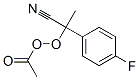 과아세트산1-시아노-1-(4-플루오로페닐)에틸에스테르 구조식 이미지