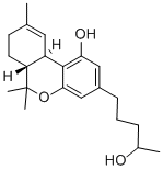 4'-hydroxy-delta(9)-tetrahydrocannabinol Structure