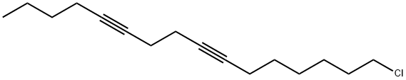16-chlorohexadeca-5,9-diyne Structure