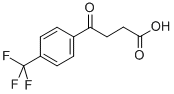 4-OXO-4-(4-TRIFLUOROMETHYLPHENYL)BUTYRIC ACID Structure