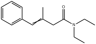 3-methyl-4-phenyl-3-butenoic acid diethylamide Structure