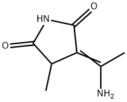 3-(1-Aminoethylidene)-4-methyl-2,5-pyrrolidinedione Structure