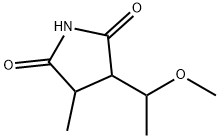 3-(1-Methoxyethyl)-4-methyl-2,5-pyrrolidinedione Structure