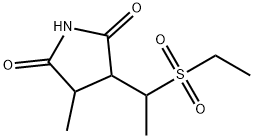 3-[1-(Ethylsulfonyl)ethyl]-4-methyl-2,5-pyrrolidinedione Structure