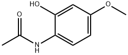 N-(2-Hydroxy-4-Methoxyphenyl)acetaMide 구조식 이미지