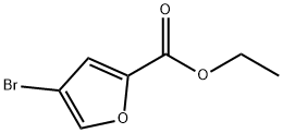 2-Furancarboxylic acid, 4-broMo-, ethyl ester Structure